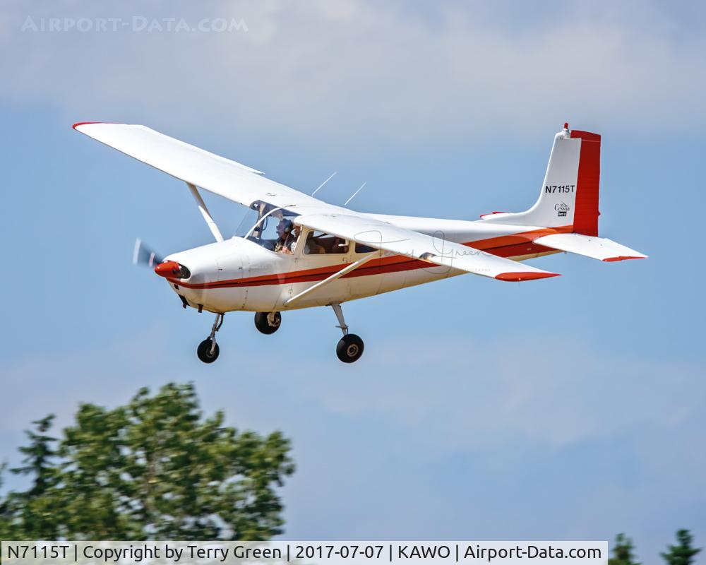 N7115T, 1959 Cessna 172 C/N 46715, KAWO
