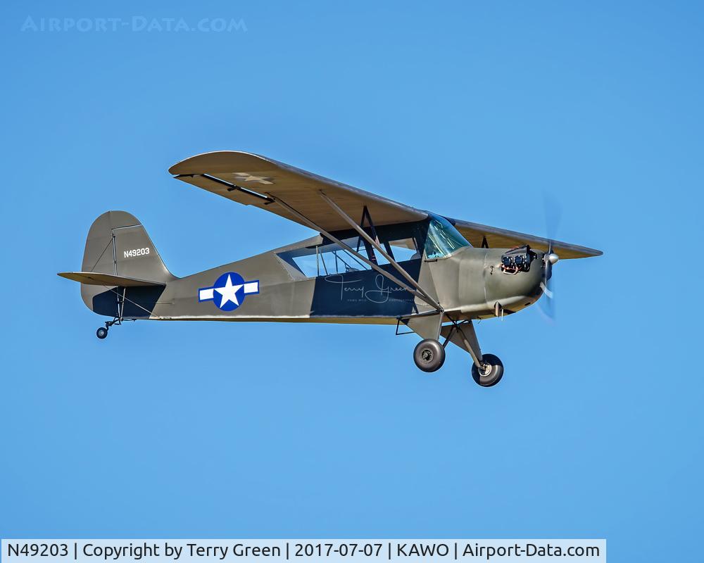N49203, 1943 Aeronca L-3C C/N 058B-7662, KAWO
