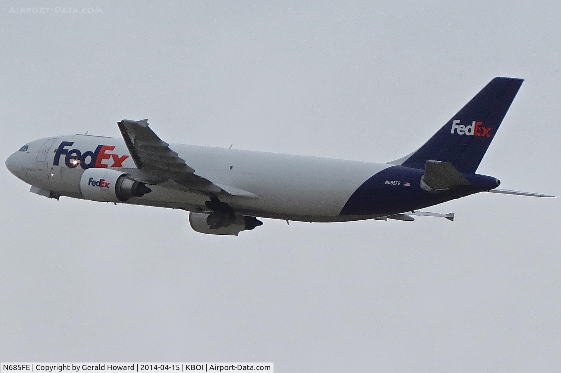 N685FE, 1999 Airbus A300F4-605R C/N 803, Departing RWY 10L.