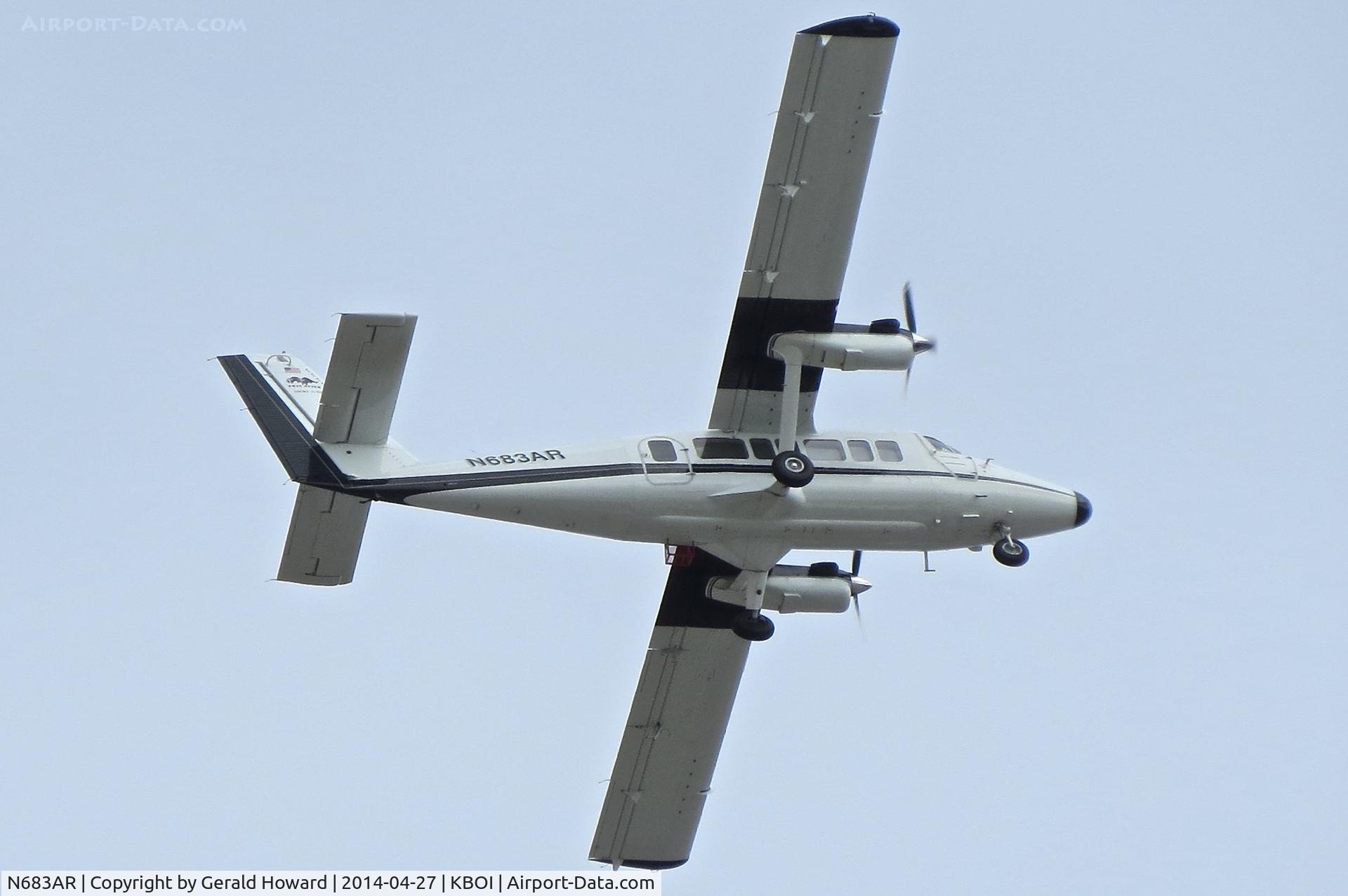 N683AR, 1980 De Havilland Canada DHC-6-300 Twin Otter C/N 683, Departing RWY 28R.