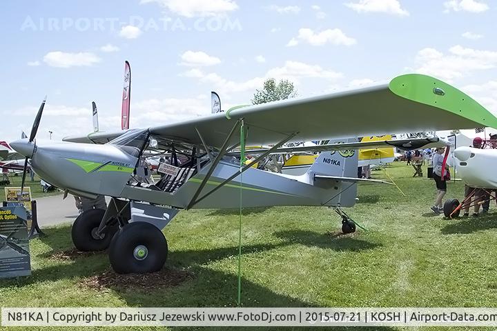 N81KA, 2015 Skystar Kitfox S7 Supersport C/N S70502079, Skystar Kitfox S7 Supersport  C/N S70502079, N81KA