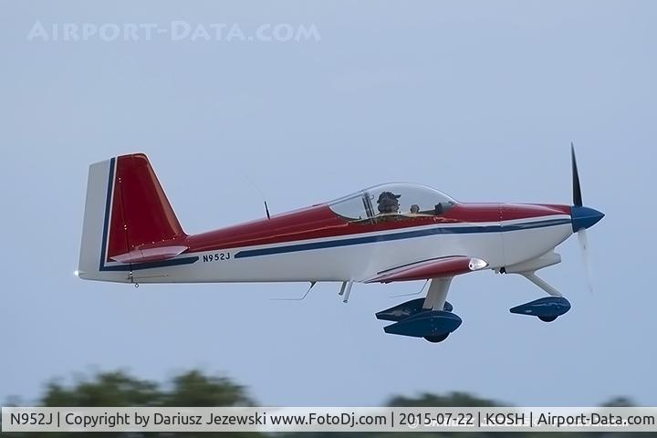N952J, Vans RV-7A C/N 73186, Vans RV-7A  C/N 73186, N952J