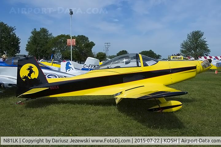 N81LK, 1981 Bushby Mustang II C/N MII-579, Mustang II  C/N MII-579, N81LK