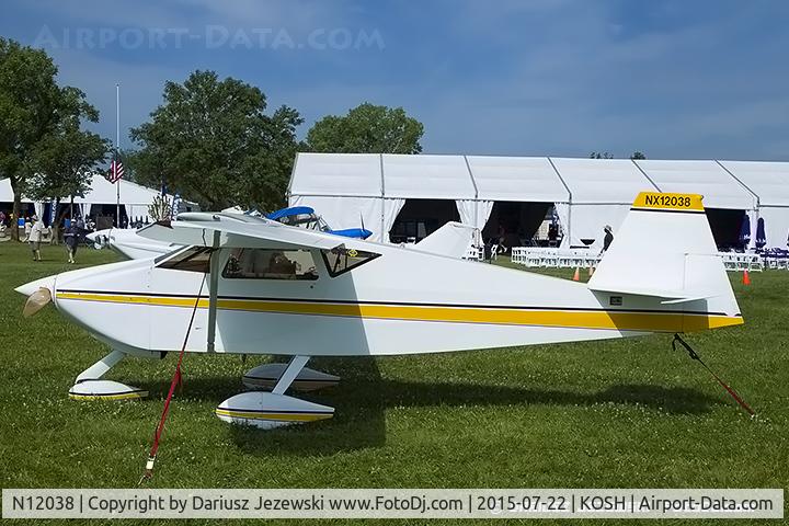 N12038, 2002 Wittman W-10 Tailwind C/N 982, Wittman W-10 Tailwind  C/N 982, N12038