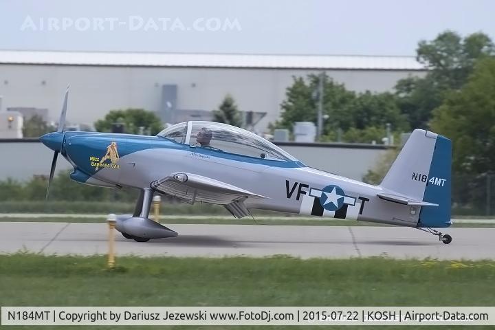 N184MT, 2007 Vans RV-8 C/N 81241, Vans RV-8  C/N 81241, N184MT