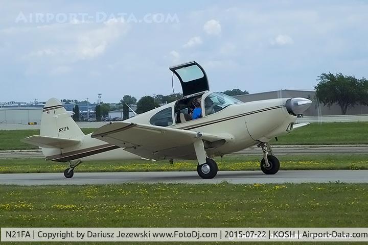 N21FA, 1950 Globe GC-1B Swift C/N 3727, Globe GC-1B Swift  C/N 3727, N21FA