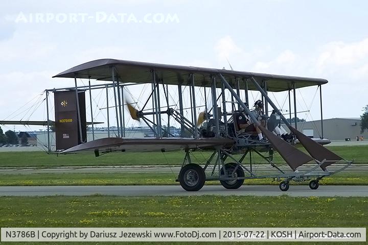 N3786B, 1981 Wright Model B Flyer Replica C/N 001, Wright Model B Flyer (replica)  C/N 1, N3786B