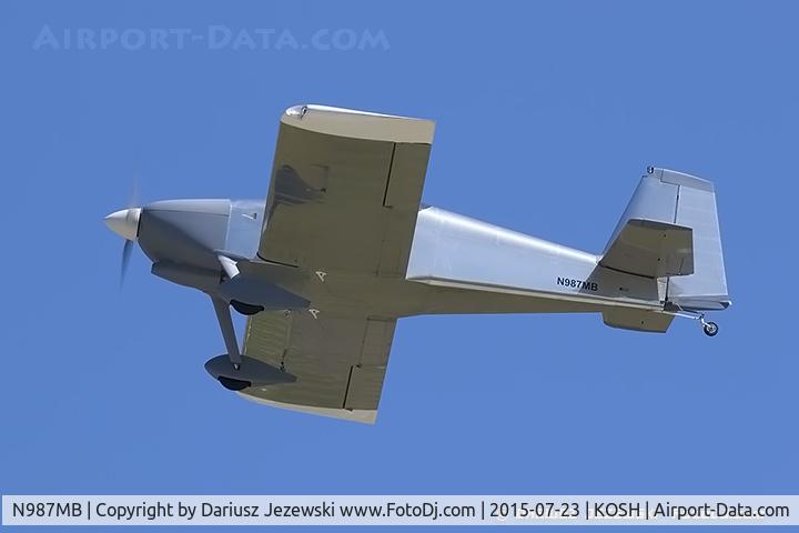 N987MB, 2010 Vans RV-7 C/N 001, Bullock Special C/N 1, N987MB