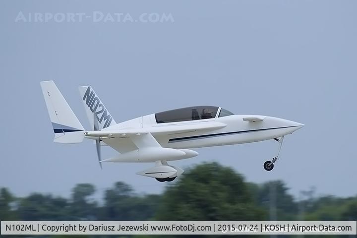 N102ML, 2000 Rutan Long-EZ C/N 001 (N102ML), Rutan Long-EZ  C/N 001, N102ML