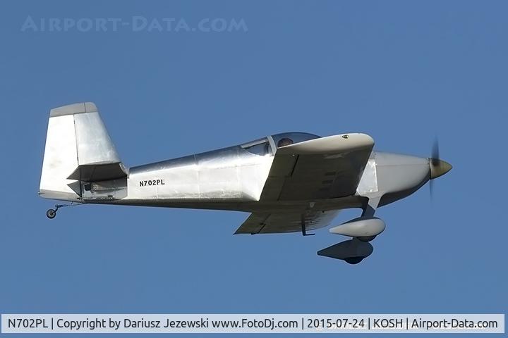 N702PL, 2012 Vans RV-7 C/N 72155, Vans RV-7  C/N 72155, N702PL