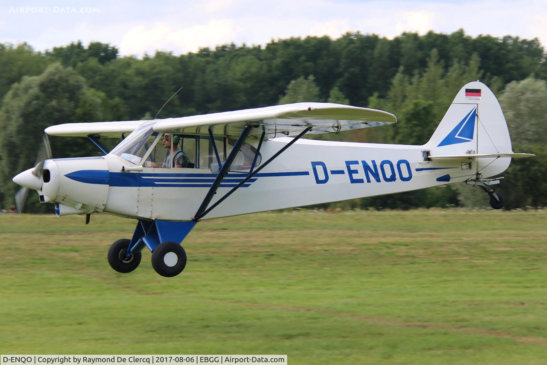 D-ENQO, Piper PA-18-150 Super Cub Super Cub C/N 18-8202, Tailwheelmeet 2017 at Overboelare.