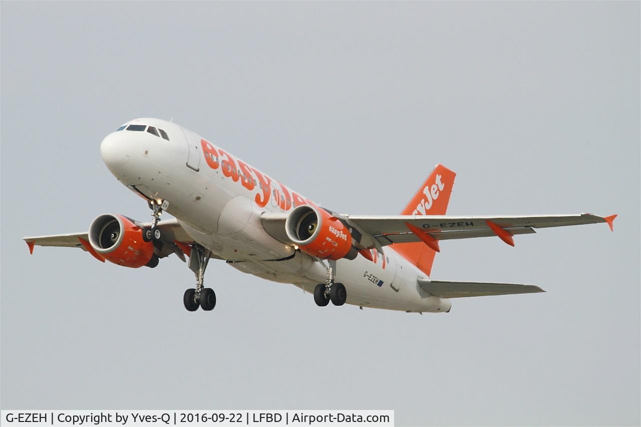 G-EZEH, 2004 Airbus A319-111 C/N 2184, Airbus A319-111, Take off rwy 23, Bordeaux Mérignac airport (LFBD-BOD)