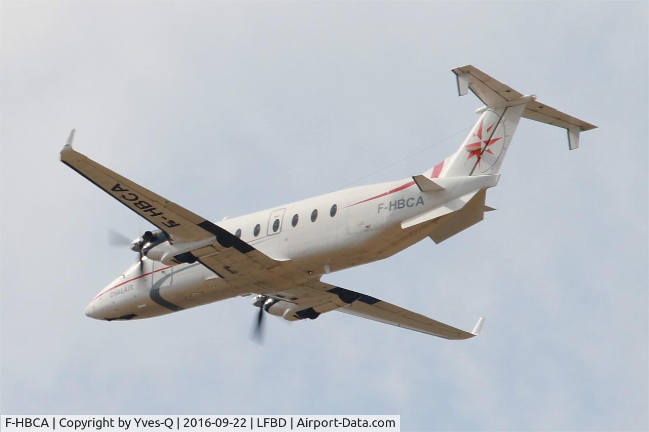 F-HBCA, 1995 Beech 1900D C/N UE-188, Beech 1900D, Take off rwy 23, Bordeaux Mérignac airport (LFBD-BOD)