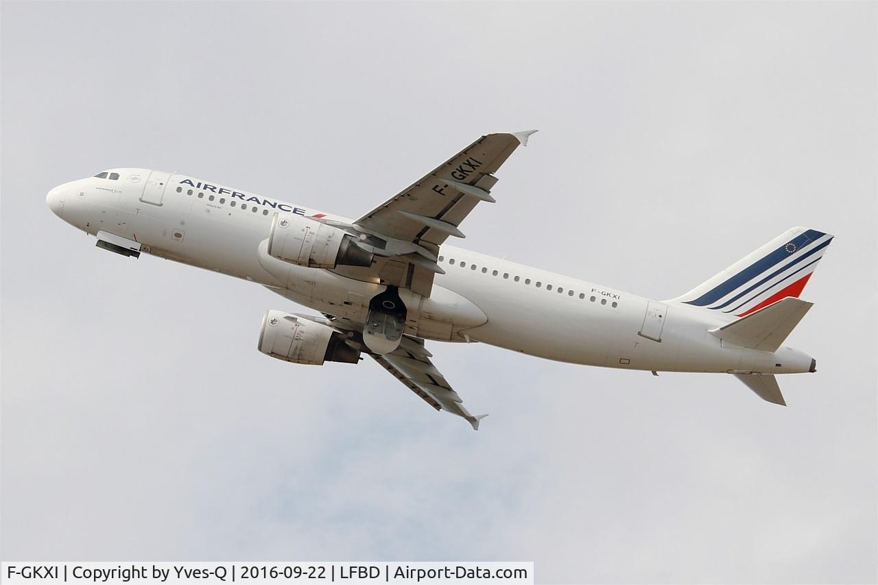 F-GKXI, 2003 Airbus A320-214 C/N 1949, Airbus A320-214, Take off rwy 23, Bordeaux Mérignac airport (LFBD-BOD)