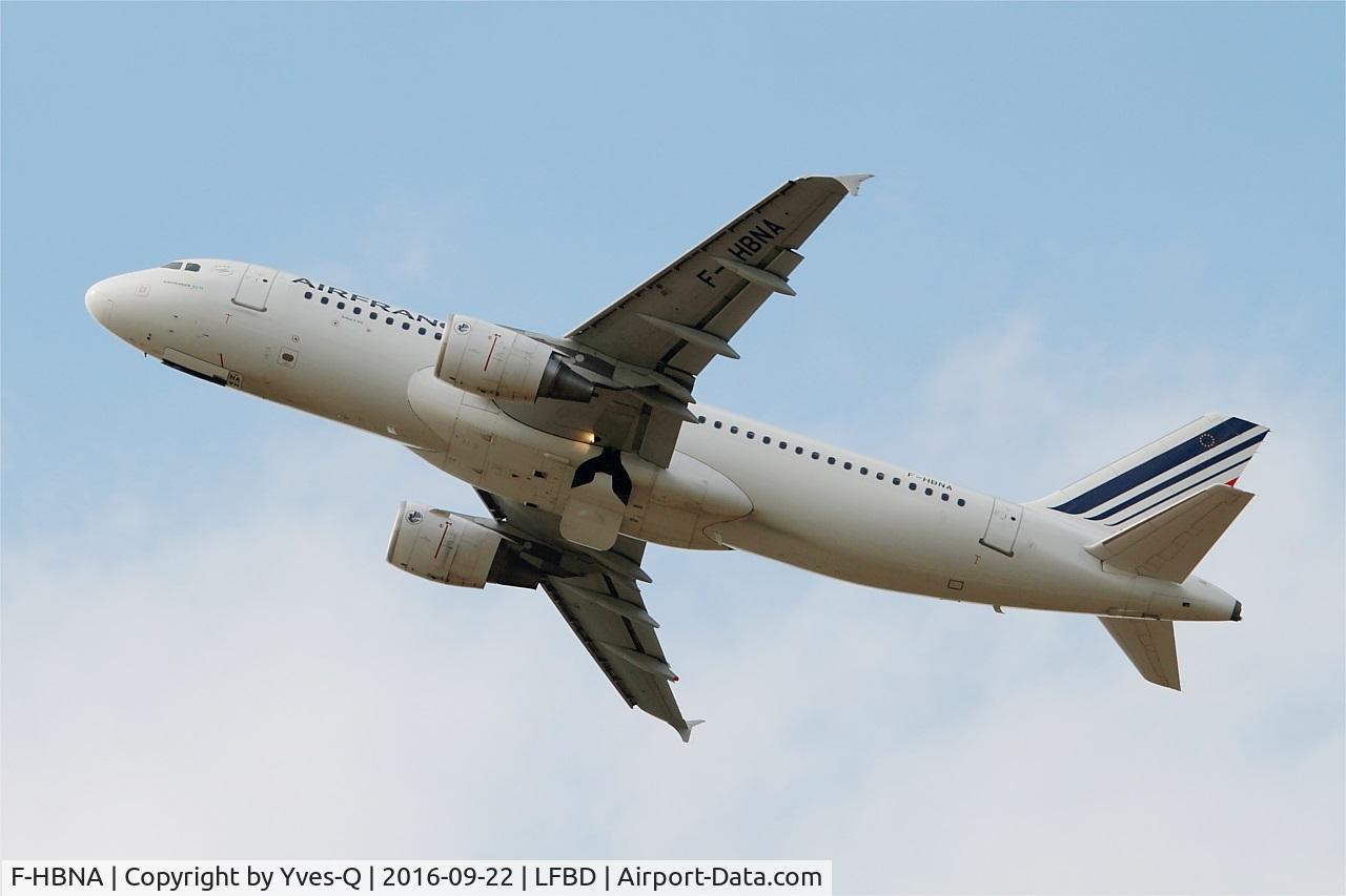 F-HBNA, 2010 Airbus A320-214 C/N 4335, Airbus A320-214, Take off rwy 23, Bordeaux Mérignac airport (LFBD-BOD)