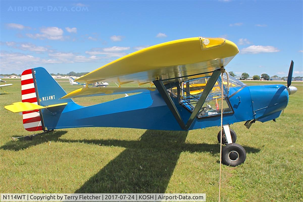 N114WT, 2011 Skystar Kitfox Classic 4 C/N C9812 0227, At 2017 EAA Airventure at Oshkosh