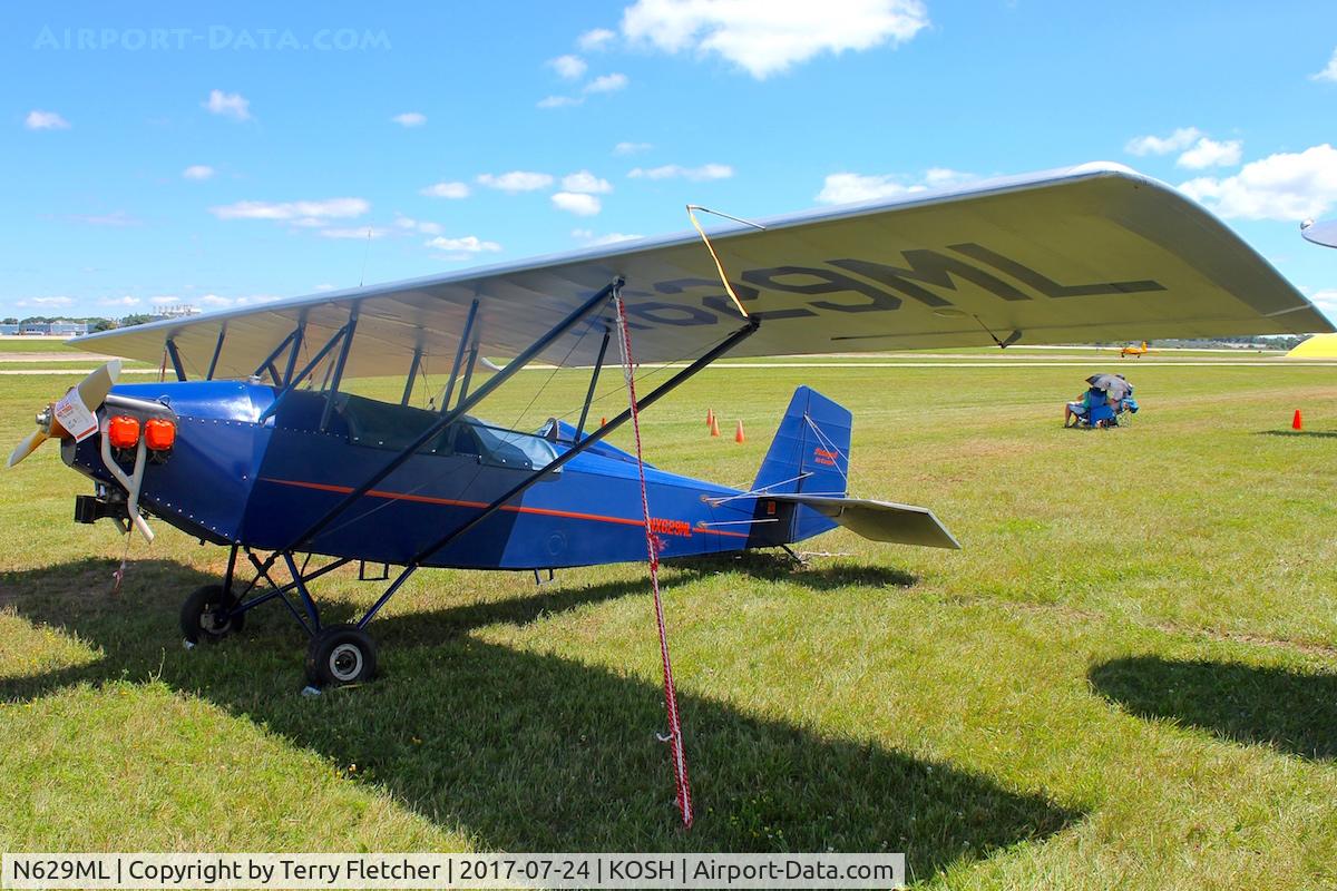 N629ML, Pietenpol Air Camper C/N 001, At 2017 EAA Airventure at Oshkosh
