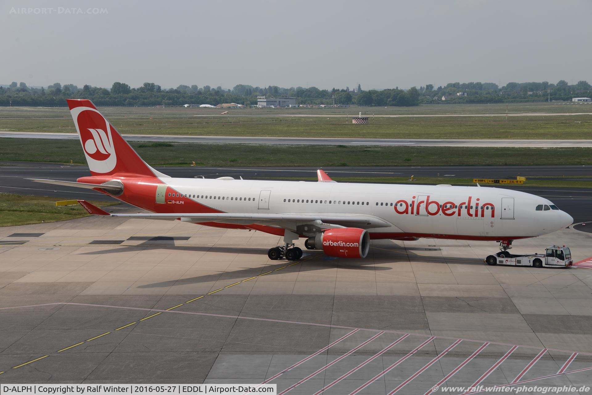 D-ALPH, 2006 Airbus A330-223 C/N 739, Airbus A330-223 - AB BER Air Berlin - 739 - D-ALPH - 27.05.2016 - DUS