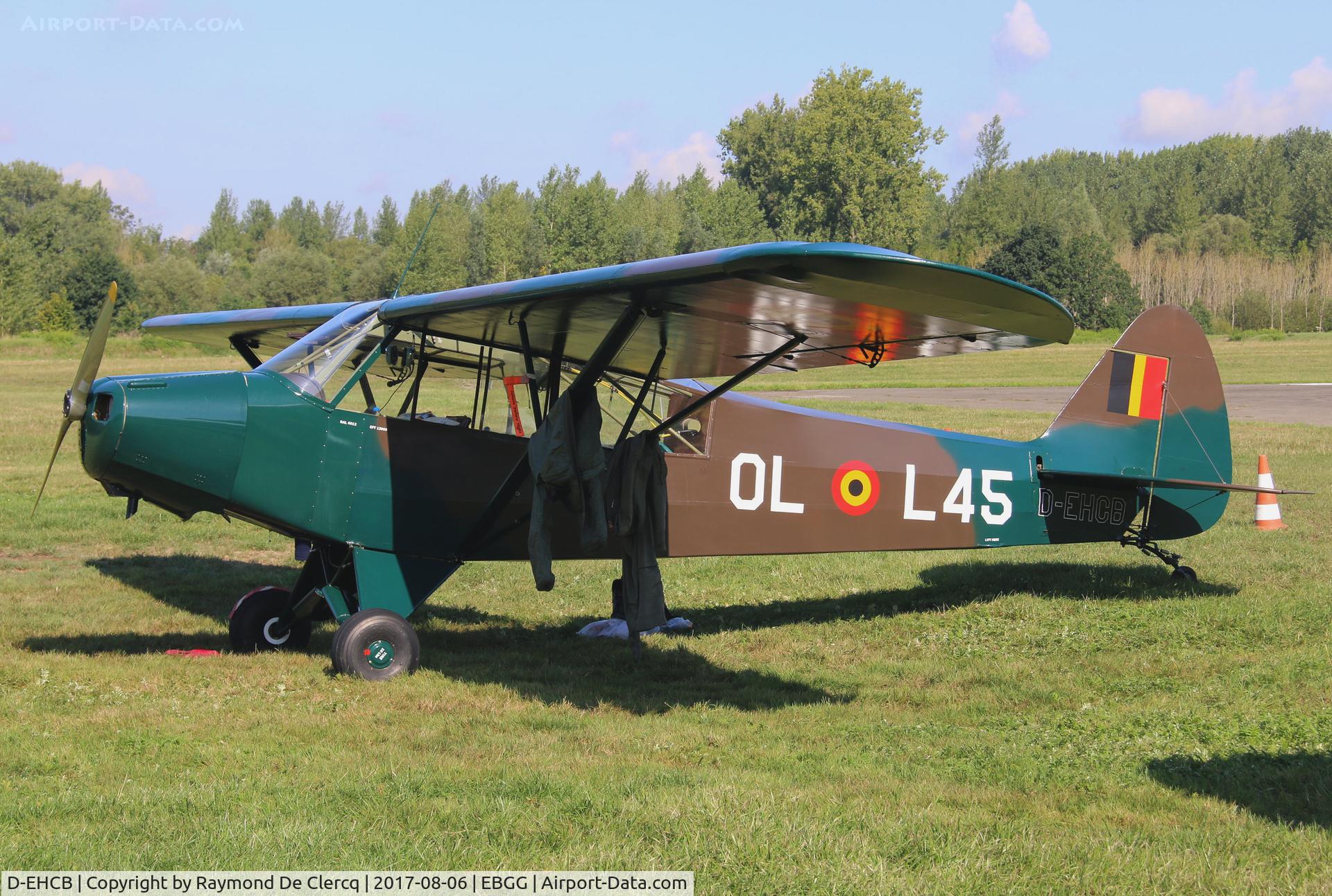 D-EHCB, 1953 Piper L-18C Super Cub (PA-18-95) C/N 18-3219, Tailwheelmeet at Overboelare.
