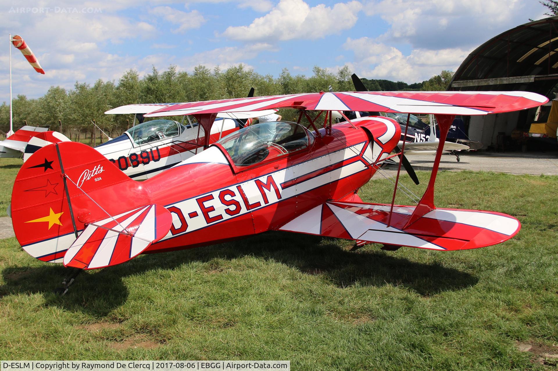 D-ESLM, Pitts S-2 Special C/N 2050, Tailwheelmeet at Overboelare.
