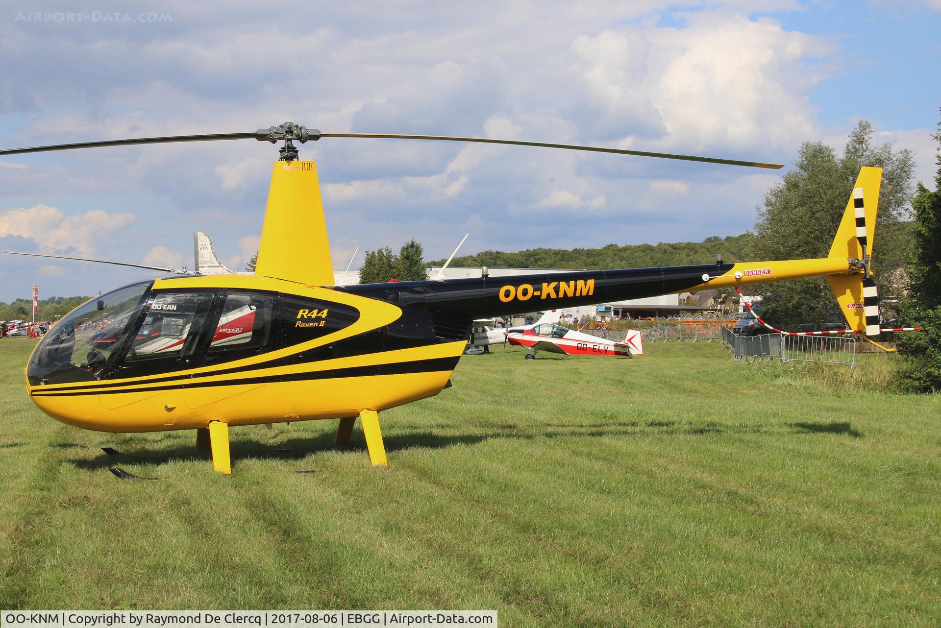 OO-KNM, 2013 Robinson R44  Raven II C/N 13425, At Overboelare.