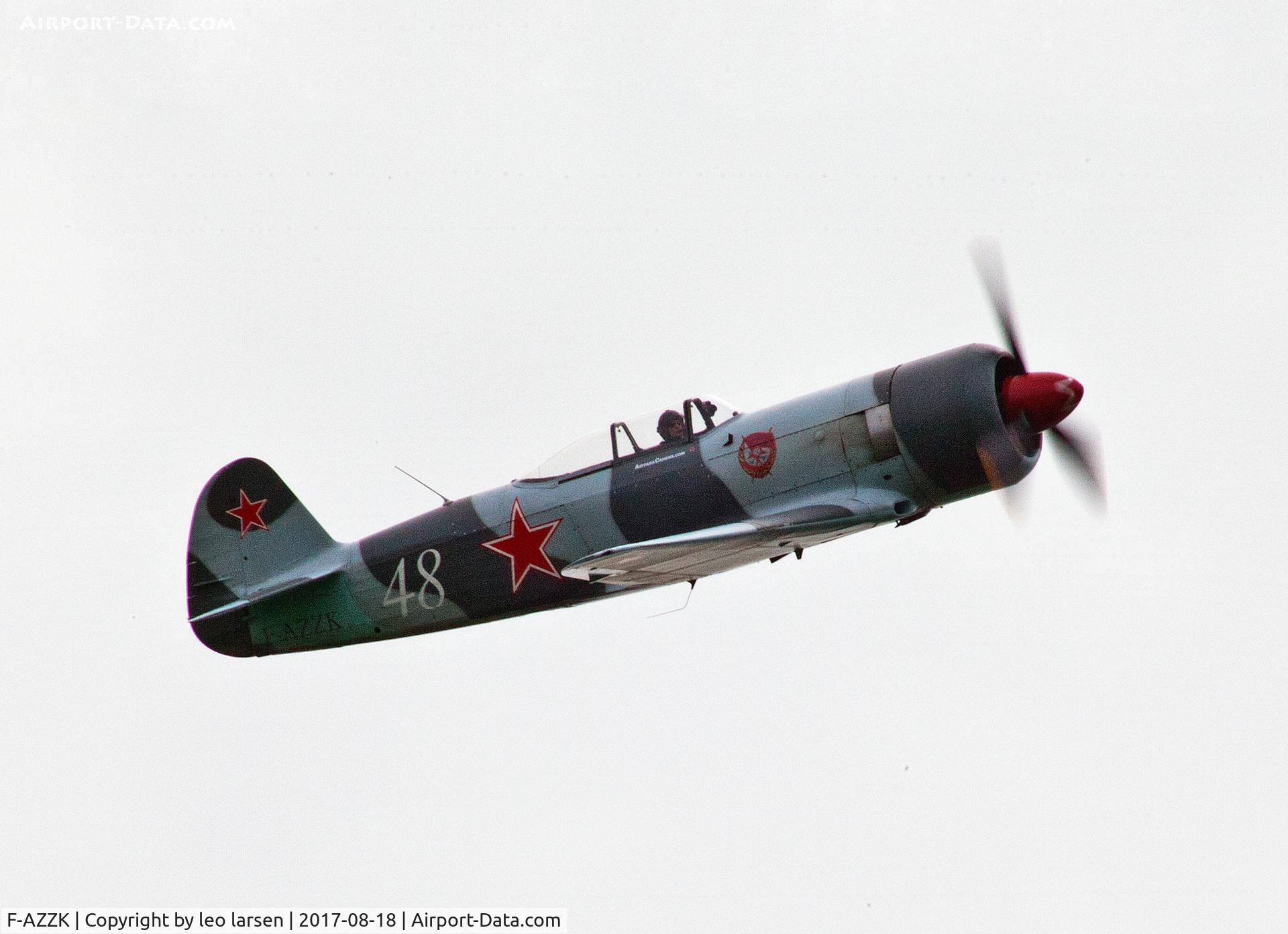 F-AZZK, Yakovlev Yak-3 C/N 06042013, Copenhagen Kløvermarken 18.8.17