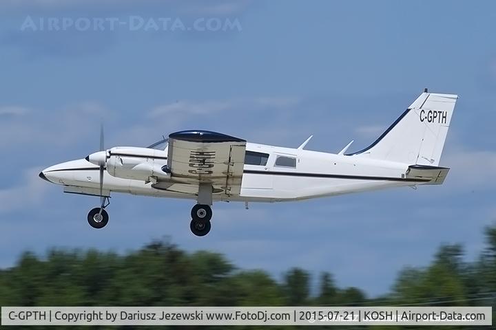 C-GPTH, 1972 Piper PA-34-200 C/N 34-7250086, Piper PA-34-200 Seneca I  C/N 34-7250086, C-GPTH