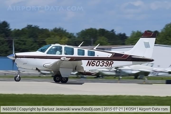 N6039R, 1979 Beech A36 Bonanza 36 C/N E-1489, Beech A36 Bonanza 36  C/N E-1489, N6039R