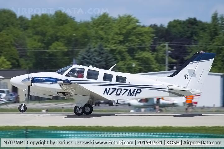 N707MP, 1978 Beech 58P Baron C/N TJ-166, Beech 58P Baron  C/N TJ-166, N707MP