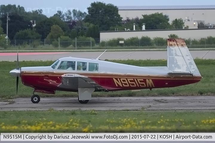 N9515M, 1966 Mooney M20F Executive C/N 670092, Mooney M20F Executive  C/N 670092, N9515M