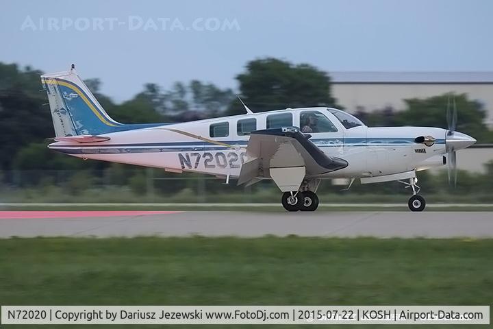 N72020, 1984 Beech B36TC Bonanza C/N EA-428, Beech B36TC Bonanza  C/N EA-428, N72020