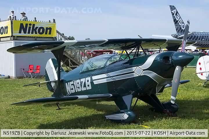 N519ZB, 1988 Christen Pitts S-2B Special C/N 5142, Christen Pitts S-2B Special  C/N 5142, N519ZB