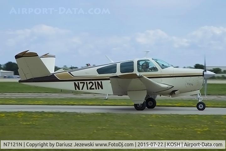 N7121N, 1967 Beech V35A Bonanza C/N D-8674, Beech V35A Bonanza  C/N D-8674, N7121N