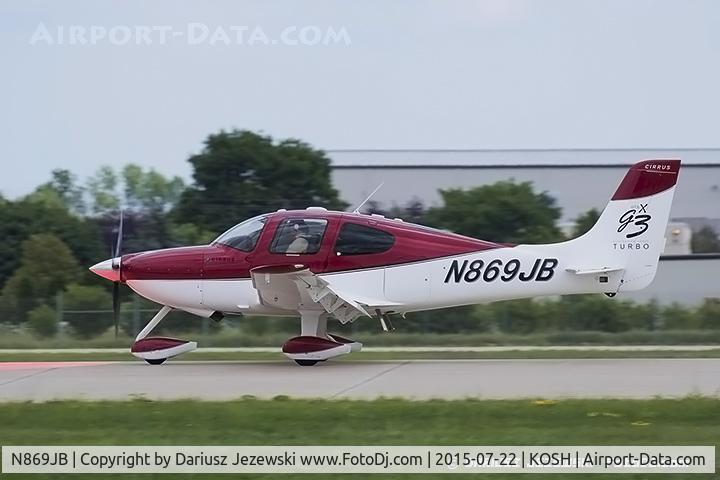 N869JB, 2008 Cirrus SR22 C/N 2910, Cirrus SR22  C/N 2910, N869JB