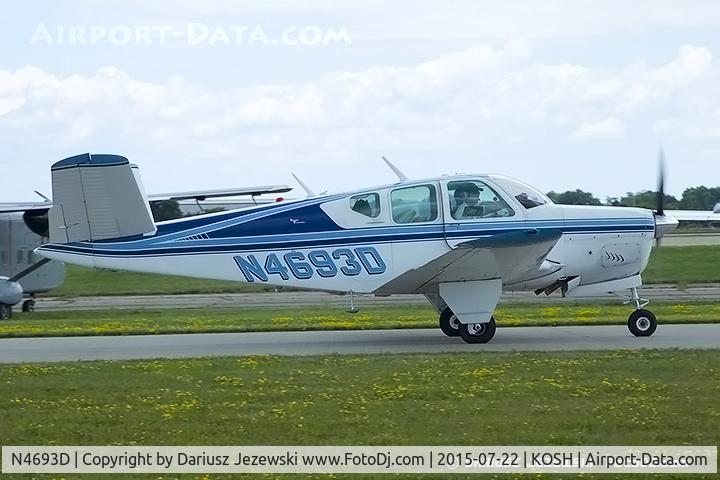 N4693D, 1957 Beech H35 Bonanza C/N D-4906, Beech H35 Bonanza  C/N D-4906, N4693D