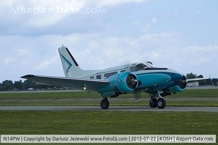 N14PW, 1951 Beech C-45H Expeditor C/N AF-314, Beech C45H Expeditor  C/N AF-314, N14PW