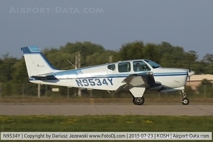 N9534Y, 1962 Beech 35-B33 Debonair C/N CD-556, Beech 35-B33 Debonair  C/N CD-556, N9534Y
