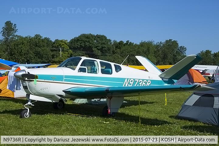 N9736R, 1959 Beech M35 Bonanza C/N D-6203, Beech M35 Bonanza  C/N D-6203, N9736R
