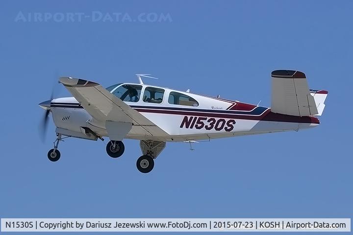N1530S, 1962 Beech P35 Bonanza C/N D-6973, Beech P35 Bonanza  C/N D-6973, N1530S