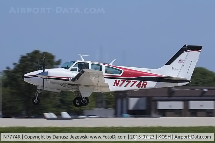 N7774R, 1969 Beech 95-B55 Baron Baron C/N TC-1228, Beech 95-B55 Baron (T42A)  C/N TC-1228, N7774R