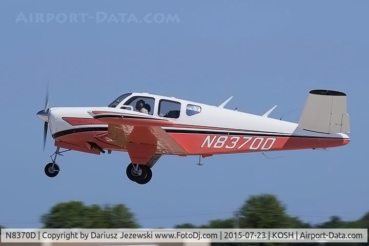 N8370D, 1958 Beech J35 Bonanza C/N D-5463, Beech J35 Bonanza  C/N D-5463, N8370D