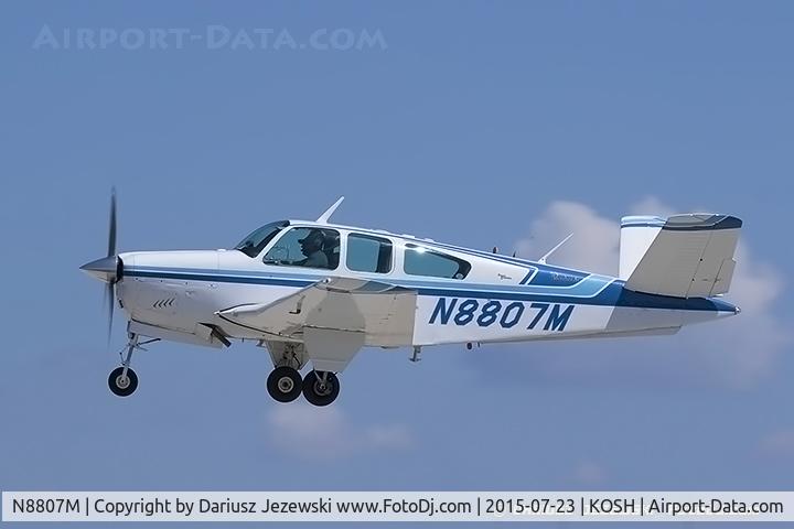N8807M, 1964 Beech S35 Bonanza C/N D-7330, Beech S35 Bonanza  C/N D-7330, N8807M