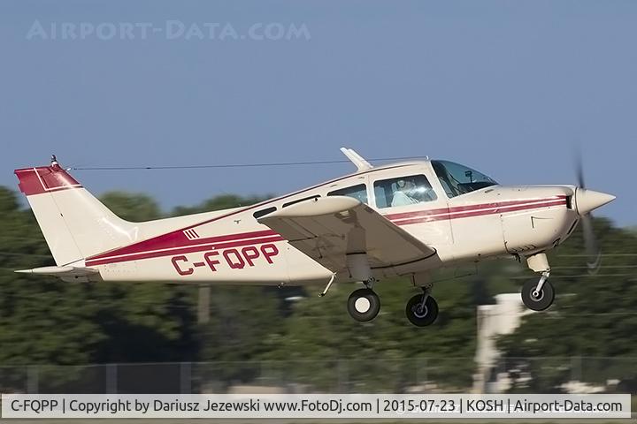 C-FQPP, 1971 Beech C23 Sundowner 180 Sundowner 180 C/N M-1316, Beech C23 Sundowner 180  C/N M-1316, C-FQPP