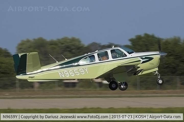 N9659Y, 1962 Beech P35 Bonanza C/N D-7076, Beech P35 Bonanza  C/N D-7076, N9659Y