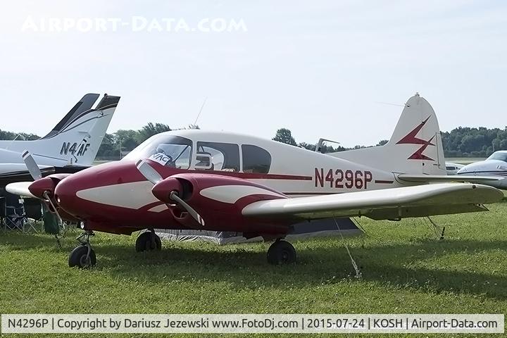 N4296P, 1959 Piper PA-23-160 Apache C/N 23-1796, Piper PA-23-160 Apache  C/N 23-1796, N4296P