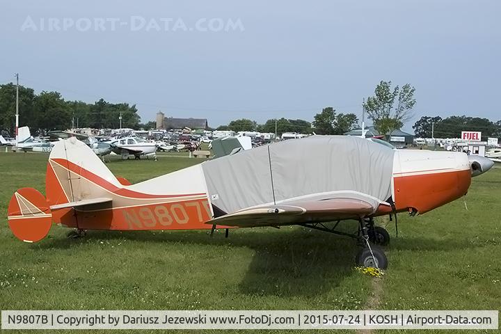 N9807B, 1958 Bellanca 14-19-2 Cruisair Senior C/N 4059, Bellanca 14-19-2 Cruisair Senior  C/N 4059, N9807B