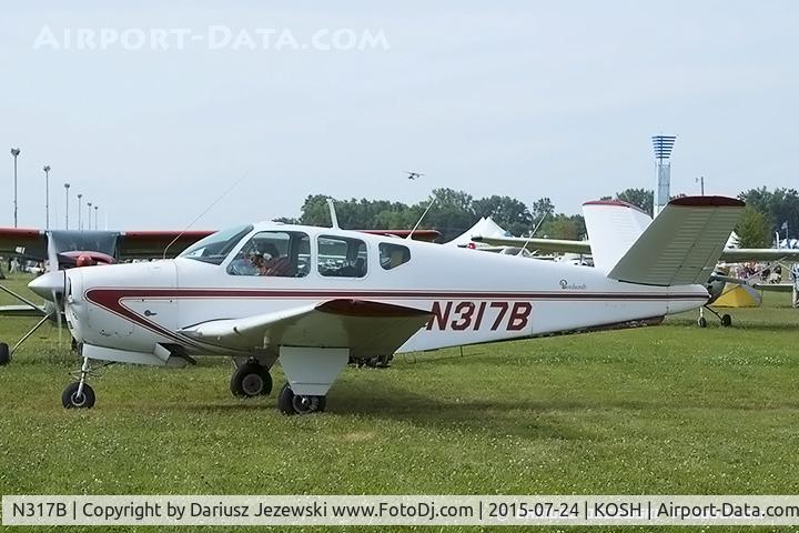 N317B, 1956 Beech G35 Bonanza C/N D-4816, Beech G35 Bonanza  C/N D-4816, N317B
