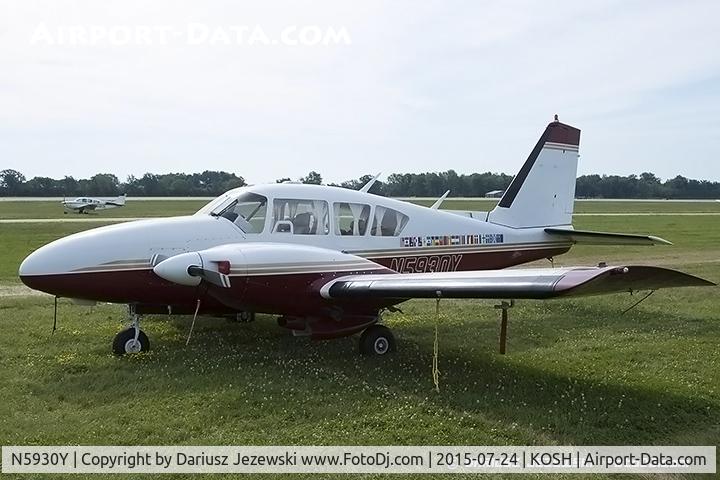 N5930Y, 1965 Piper PA-23-250 Aztec C/N 27-3091, Piper PA-23-250 Aztec  C/N 27-3091,N5930Y