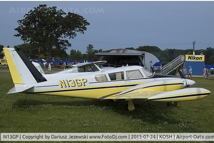N13GP, 1967 Piper PA-30-160 B Twin Comanche C/N 30-1535, Piper PA-30-160 Twin Comanche B  C/N 30-1535, N13GP