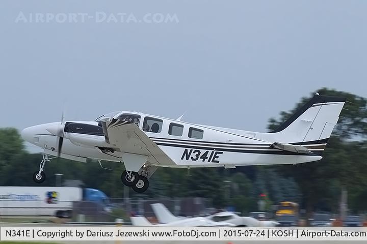 N341E, Raytheon Aircraft Company G58 Baron C/N TH2141, Raytheon Aircraft Company G58 Baron  C/N TH2141, N341E